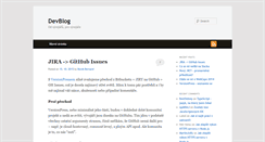 Desktop Screenshot of devblog.cz